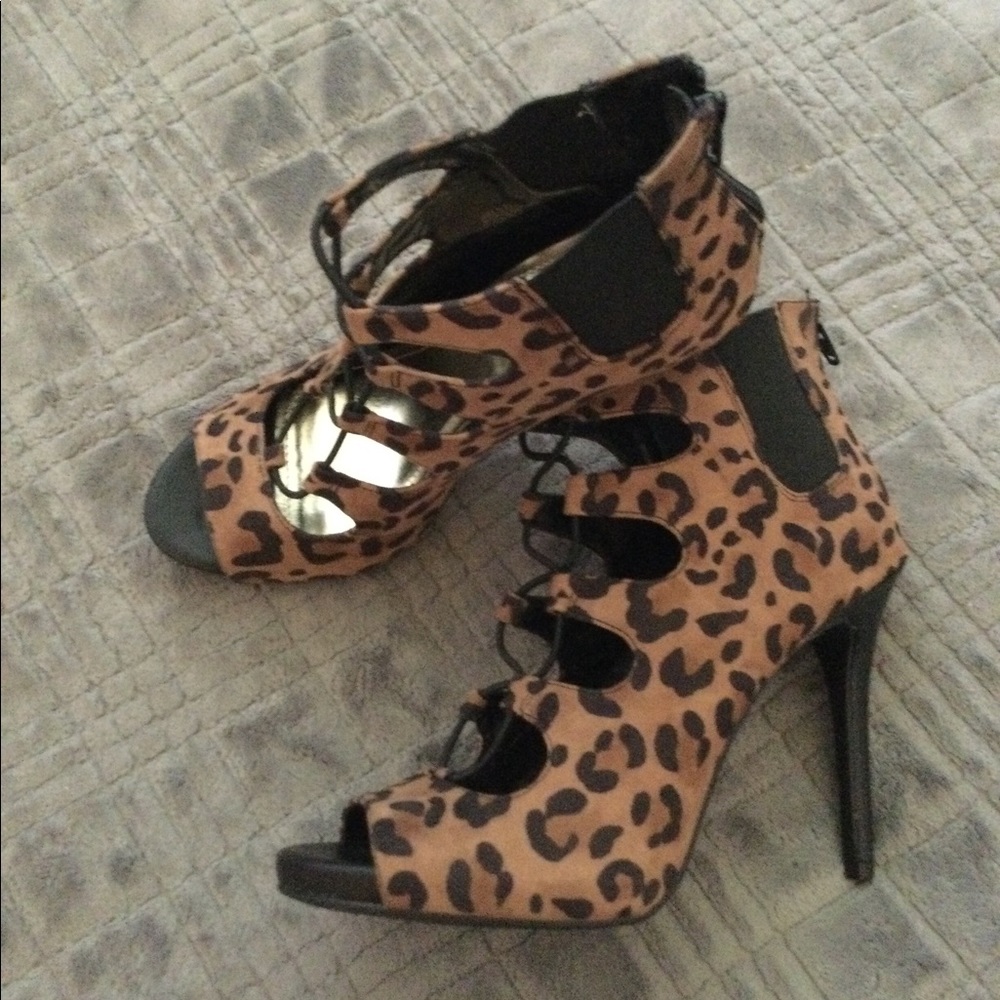 J-LO Leopard Print Heels